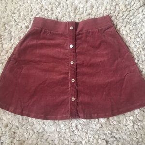 High Waisted Button Up Skirt!